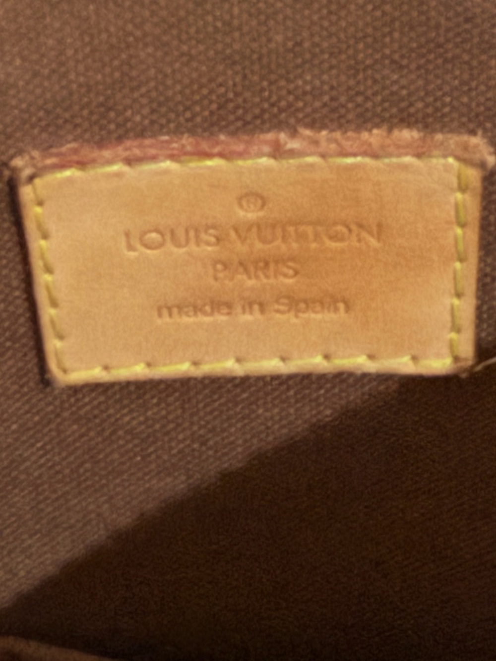 Louis Vuitton Odeon MM Brown Monogram Crossbody with Tan Leather Trim - Picture 7 of 16